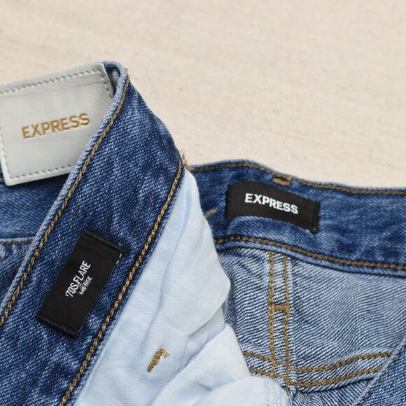 Express Classic Blue Women's Jeans - Picture 7 of 8